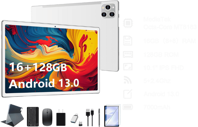 KADYBE D115 128GB ROM+16GB RAM ‎with MediaTek MT8183 Octa-core